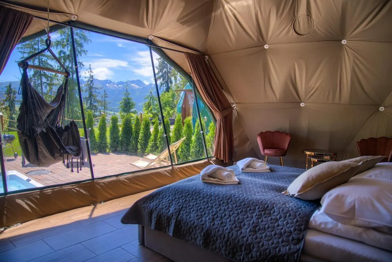 Peak Glamp & Jacuzzi Hotel Zakopane Luxury tent