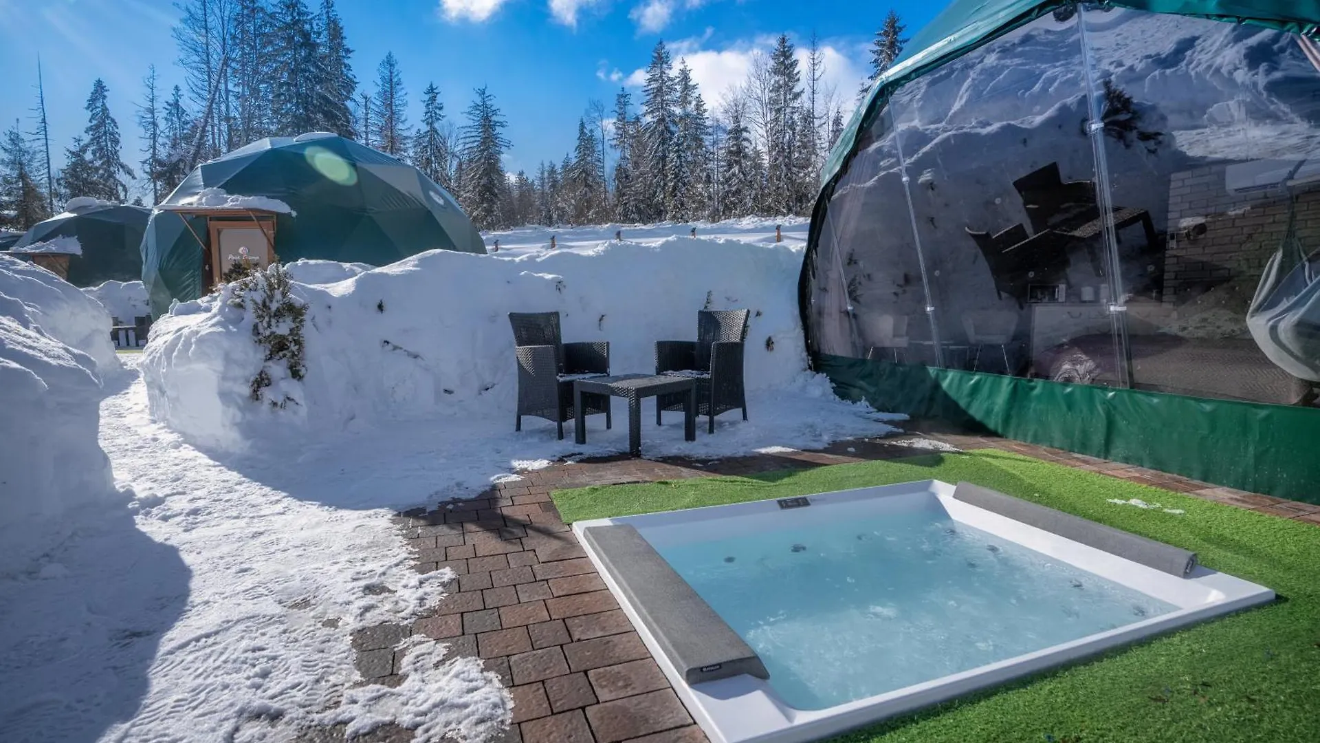 Luxuszelt Hotel Peak Glamp & Jacuzzi Zakopane