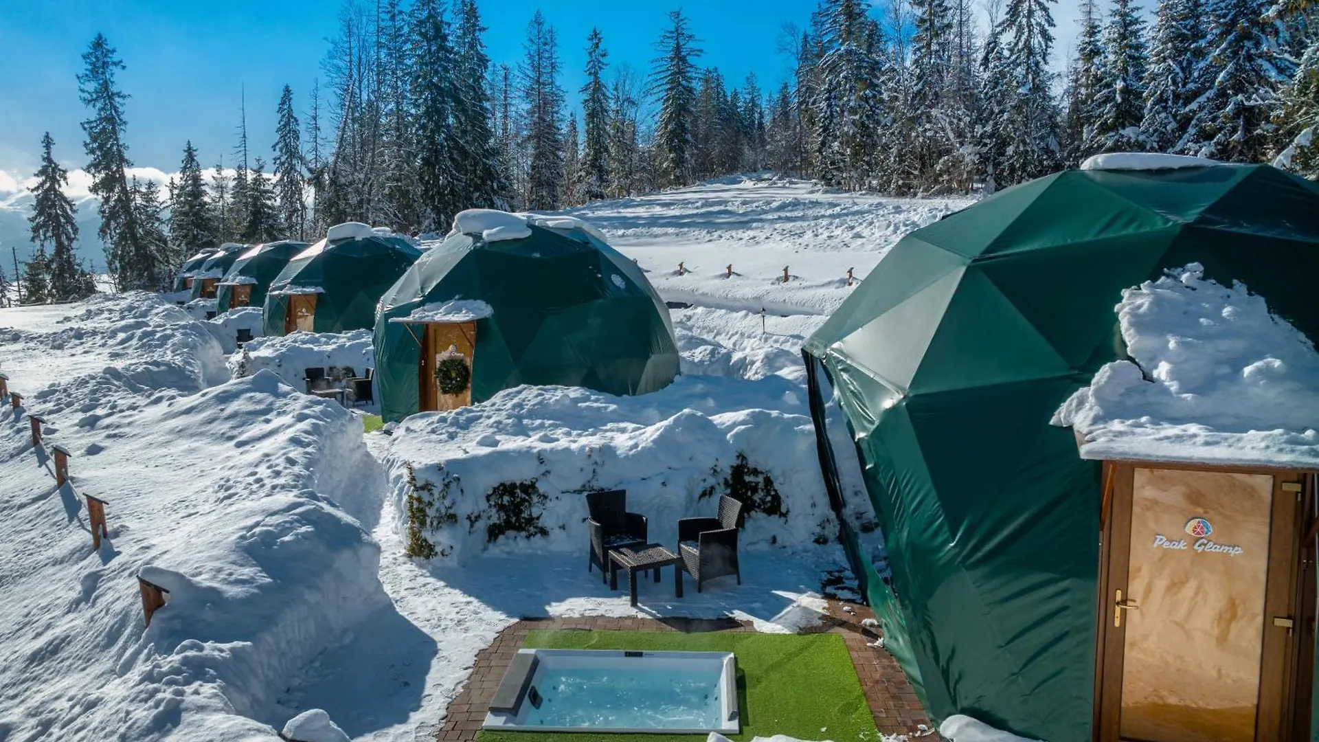 Luxuszelt Hotel Peak Glamp & Jacuzzi Zakopane